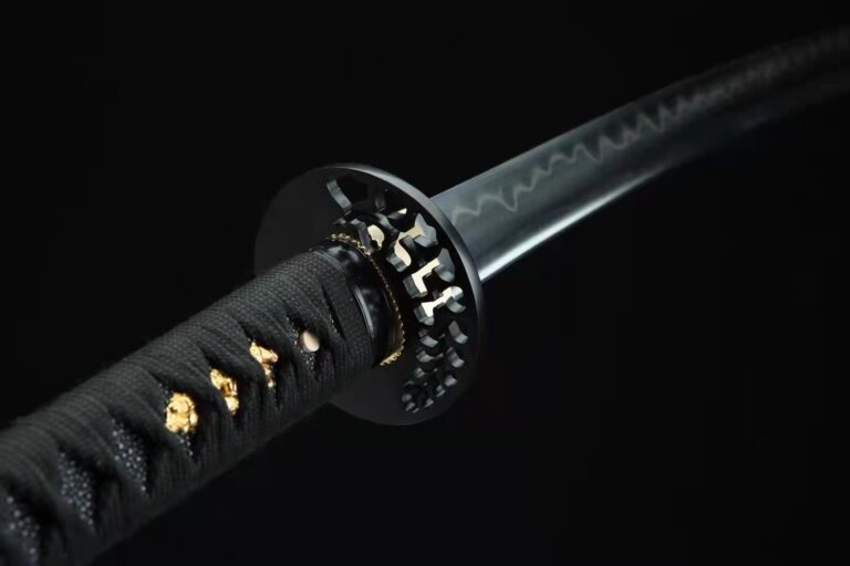 Katana Toyoake (1060 koolstofstaal en echte Hamon)