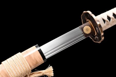 Katana Takasaki (1060 koolstofstaal en dubbele Bo-Hi)