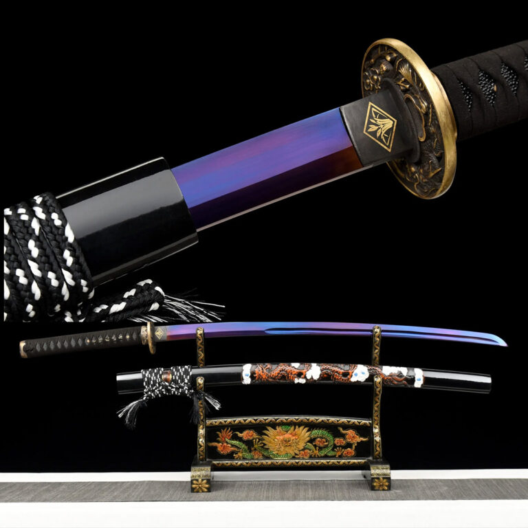 Katana Owase (paars mangaanstaal)